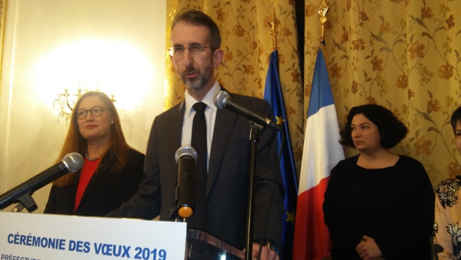 Les premiers vœux préfectoraux d’Olivier Jacob… Les premiers vœux préfectoraux d’Olivier Jacob…