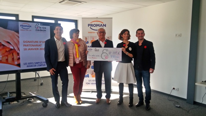 Proman soutient le Rire Médecin Proman soutient le Rire Médecin