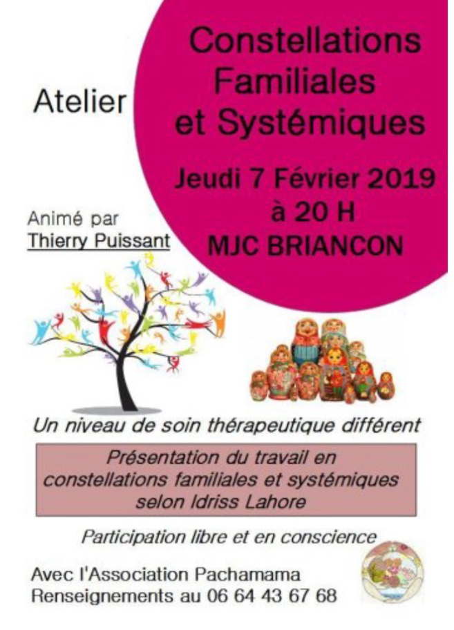 Un atelier conférence à venir par l'association Pachamama ! Un atelier conférence à venir par l'association Pachamama !