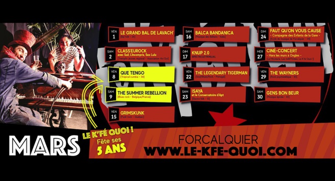 Le K'Fé Quoi fête ses cinq ans à Forcalquier Le K'Fé Quoi fête ses cinq ans à Forcalquier