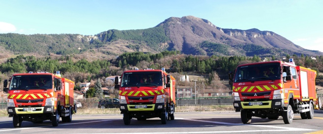 Trois nouveaux véhicules pour le SDIS 04 Trois nouveaux véhicules pour le SDIS 04