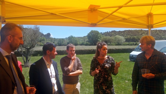 Le préfet Olivier Jacob en visite à Couleurs Paysannes Le préfet Olivier Jacob en visite à Couleurs Paysannes