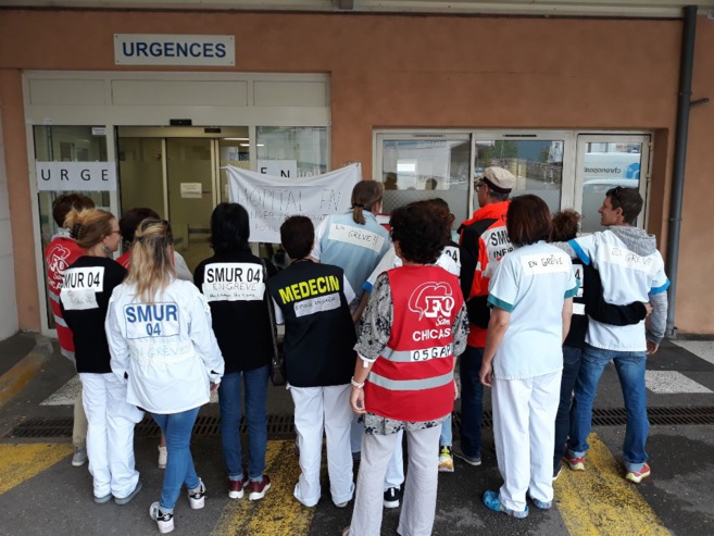 Malaise aux urgences de Sisteron Malaise aux urgences de Sisteron