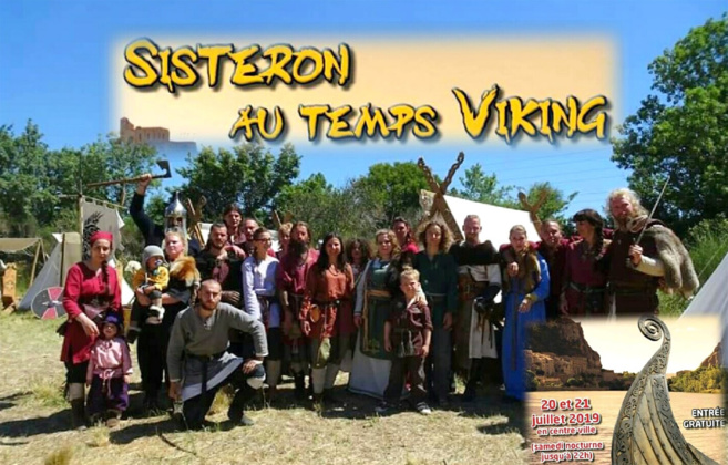 Les Vikings envahissent Sisteron les 20 et 21 juillet !