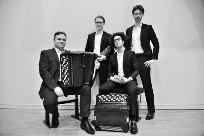 L'accordéon se refait une jeunesse avec le Quatuor Aeolina L'accordéon se refait une jeunesse avec le Quatuor Aeolina
