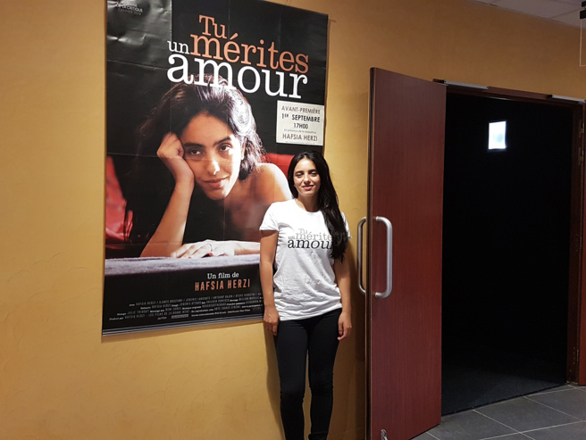 Hafsia Herzi présente son film en avant-première Hafsia Herzi présente son film en avant-première