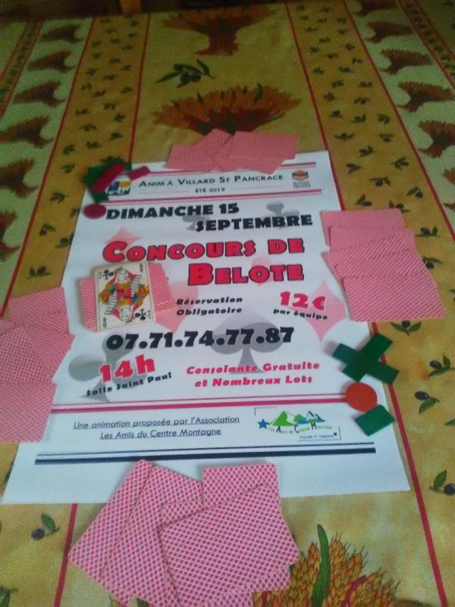 Belote et rebelote à Villard Saint Pancrace ! Belote et rebelote à Villard Saint Pancrace !