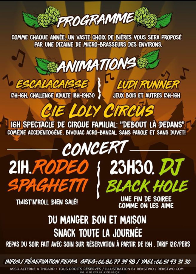 Festival des brasseurs à Thoard Festival des brasseurs à Thoard