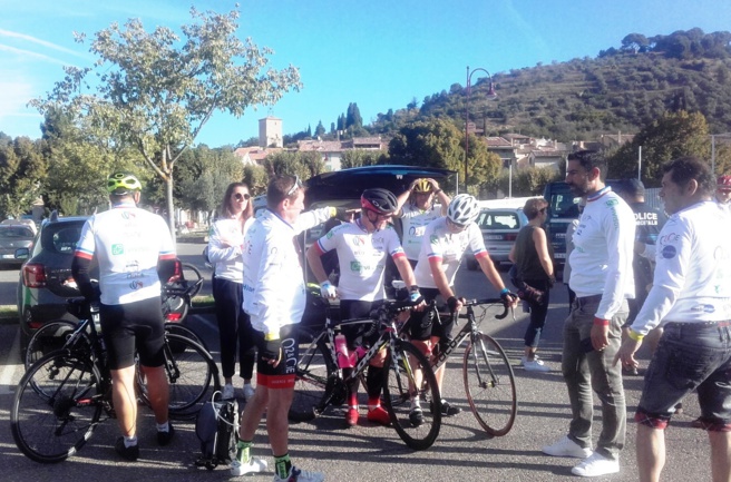 La 4ème étape du "Tour BPCO" reliait Riez à Digne la semaine dernière La 4ème étape du "Tour BPCO" reliait Riez à Digne la semaine dernière