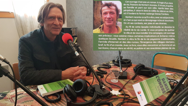 Denis Carvin auteur de Danse l'ombre, Norbert Jouveau un homme en vallée Denis Carvin auteur de Danse l'ombre, Norbert Jouveau un homme en vallée