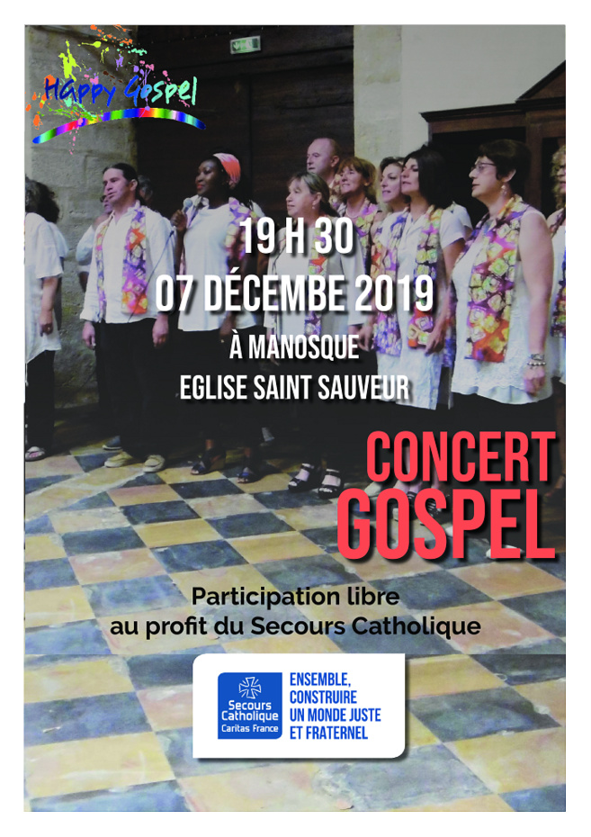 Happy Gospel chante pour le secours catholique Happy Gospel chante pour le secours catholique