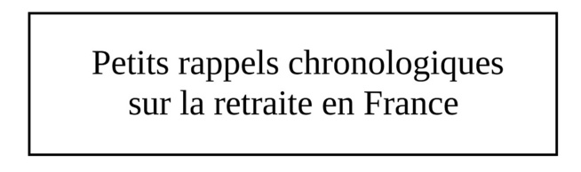 Chronique sur la retraite en France Chronique sur la retraite en France