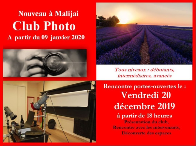 Un atelier photos à Malijai !