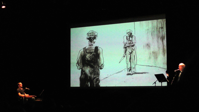 Le spectacle-concert dessiné Black Boy plébiscité à Digne Le spectacle-concert dessiné Black Boy plébiscité à Digne