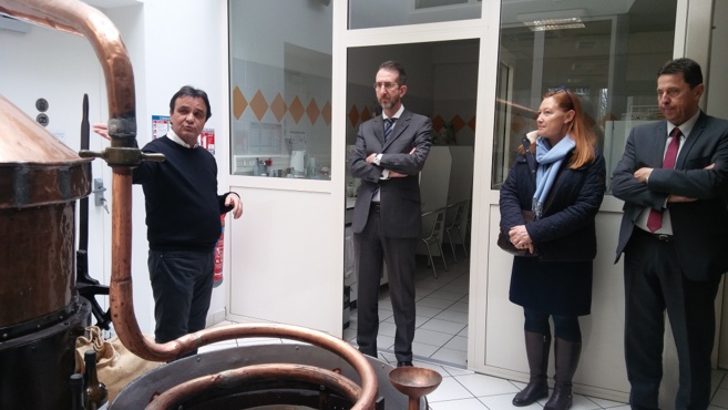 Le préfet Jacob à Forcalquier Le préfet Jacob à Forcalquier