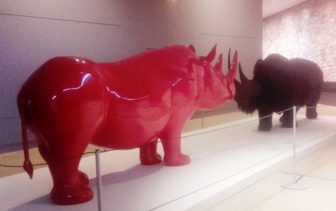 Au musée de Quinson, un visiteur inattendu Au musée de Quinson, un visiteur inattendu