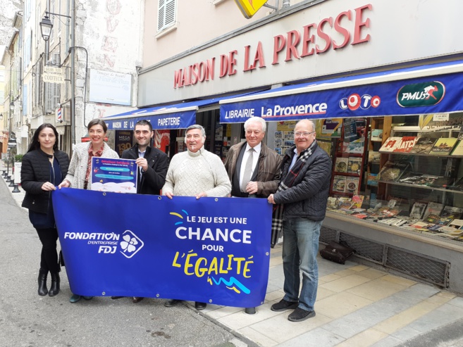 La Française des jeux soutient des actions solidaires à Sisteron