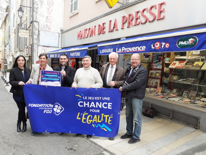 La Française des jeux soutient des actions solidaires à Sisteron La Française des jeux soutient des actions solidaires à Sisteron