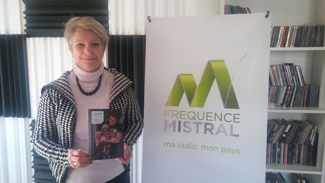 Isabelle Verschueren responsable de l'Unicef dans les Alpes de Haute-Provence
