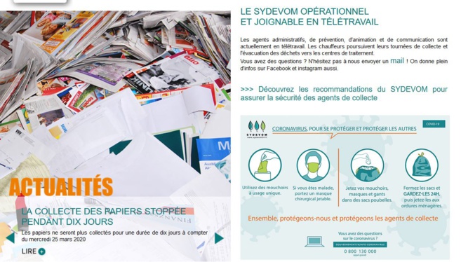 Le tri des déchets est perturbé Le tri des déchets est perturbé