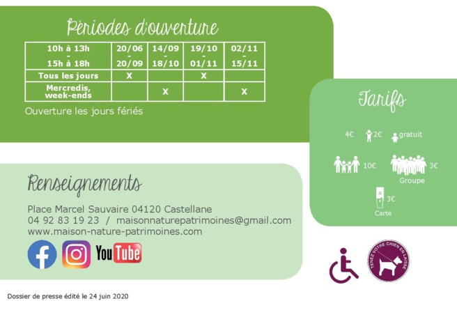 A Castellane, la Maison Nature et Patrimoines rouvre ses portes A Castellane, la Maison Nature et Patrimoines rouvre ses portes