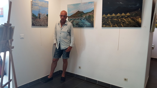 Digne : Frédéric Martin peint et expose sa ville à l’Atrium Digne : Frédéric Martin peint et expose sa ville à l’Atrium