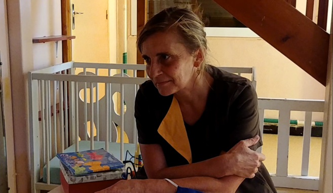 Florence Guirardi, responsable de la créche " Les petits plus " à Saint Auban Florence Guirardi, responsable de la créche " Les petits plus " à Saint Auban