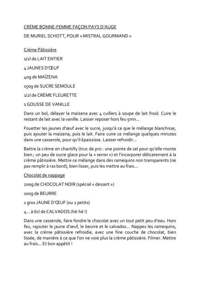 mistral gourmand par Mumu et Pierrot Schott # 5