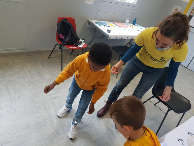 les p'tits débrouillards au pigeonnier pour des ateliers sur le son les p'tits débrouillards au pigeonnier pour des ateliers sur le son