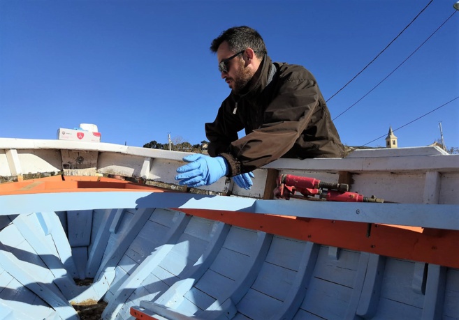 Un charpentier de marine à Marseille Un charpentier de marine à Marseille