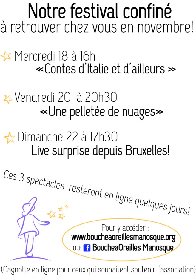 Un festival de contes en ligne Un festival de contes en ligne