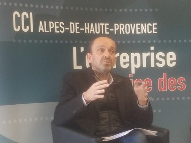 Daniel Margot, président de la Chambre de Commerce et d'Industrie des Alpes de Haute-Provence
