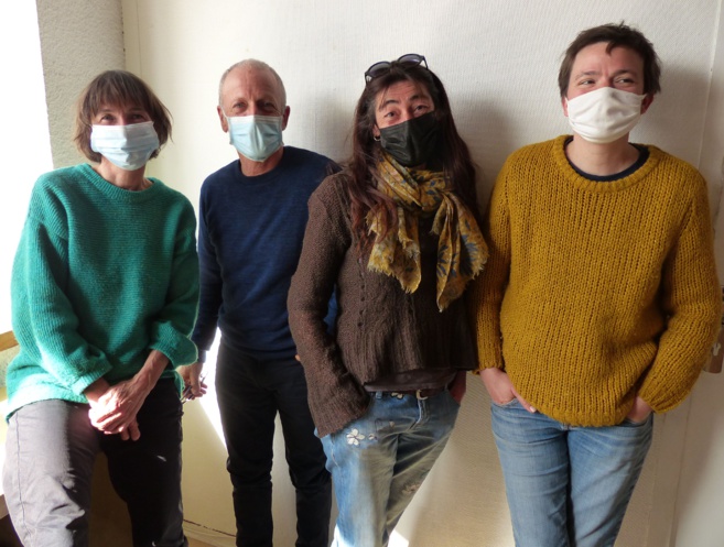 Cie Les Passeurs au TDB : Stéphanie Rongeot, Alain Fillit, Lucile Jourdan, Gentiane Pierre Cie Les Passeurs au TDB : Stéphanie Rongeot, Alain Fillit, Lucile Jourdan, Gentiane Pierre