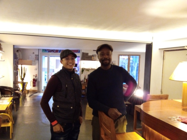 Abram Ag Sidiyene et Justin De Gonzague au local Ekonature Abram Ag Sidiyene et Justin De Gonzague au local Ekonature