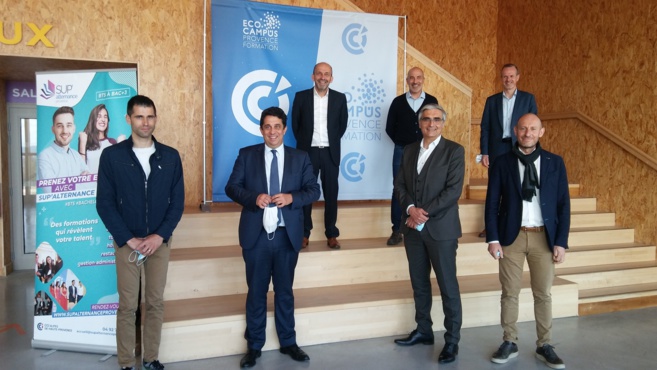 Visite partenariale fructueuse à l’Eco-Campus de Sainte-Tulle Visite partenariale fructueuse à l’Eco-Campus de Sainte-Tulle