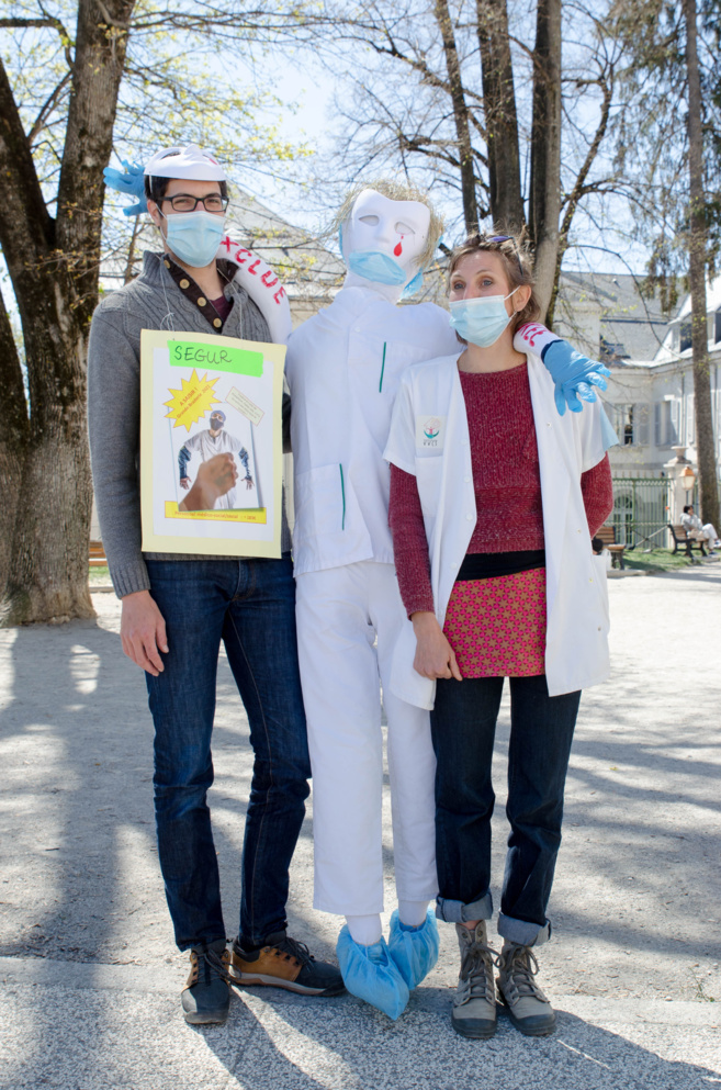 Une nouvelle manifestation pour la prime Ségur jeudi dernier à Gap Une nouvelle manifestation pour la prime Ségur jeudi dernier à Gap