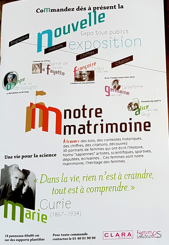 2 - Portrait de femmes de notre "Matrimoine" par Jacqueline Hennegrave