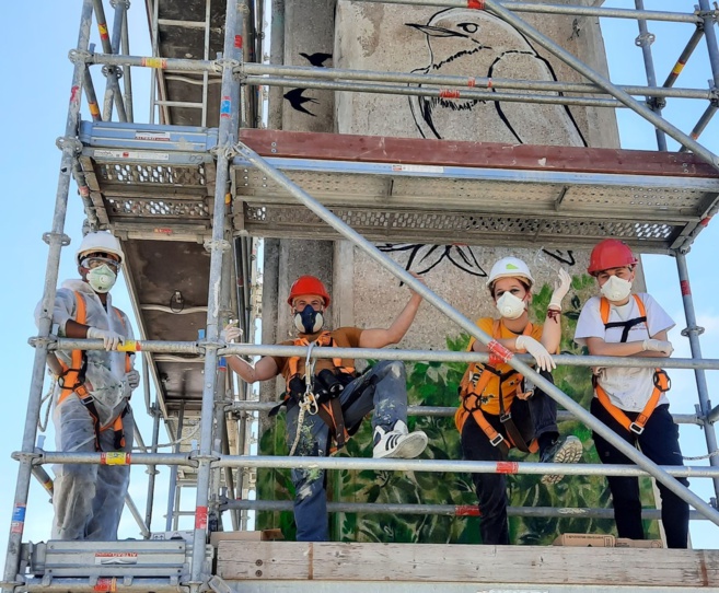 Un chantier éducatif de l'ADSEA 04 à Manosque Un chantier éducatif de l'ADSEA 04 à Manosque