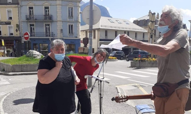 Un appel national pour la marche des libertés le 13 juin : Briançon a répondu présent ce samedi ! Un appel national pour la marche des libertés le 13 juin : Briançon a répondu présent ce samedi !