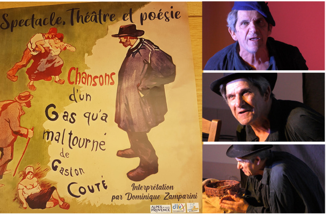 Dominique Zamparini a célébré l'art de Gaston Couté à Valensole Dominique Zamparini a célébré l'art de Gaston Couté à Valensole