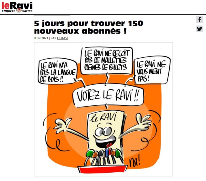 Soutenez Le Ravi ! Soutenez Le Ravi !