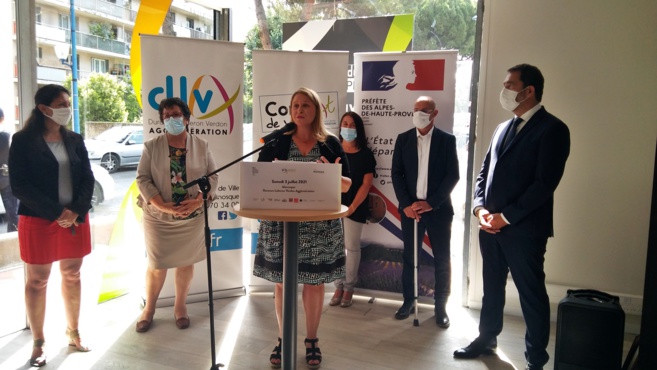 renouvellement urbain, la ministre Nadia Hai à Manosque renouvellement urbain, la ministre Nadia Hai à Manosque