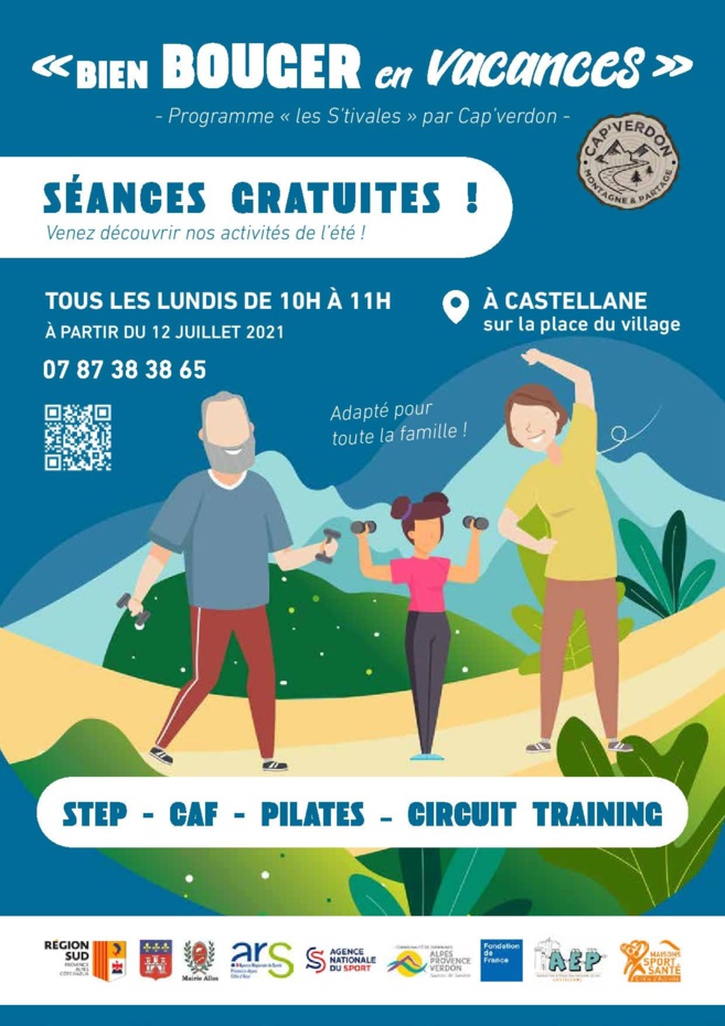 Bien bouger en vacances c'est possible avec Cap'Verdon Bien bouger en vacances c'est possible avec Cap'Verdon