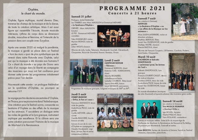 Simiane-la-rotonde prépare son festival de musique ancienne Simiane-la-rotonde prépare son festival de musique ancienne