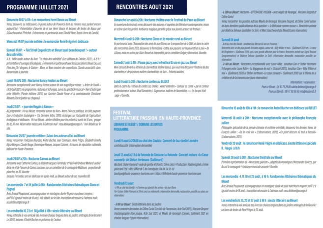Le festival littérature "Passion" en Haute-Provence Le festival littérature "Passion" en Haute-Provence