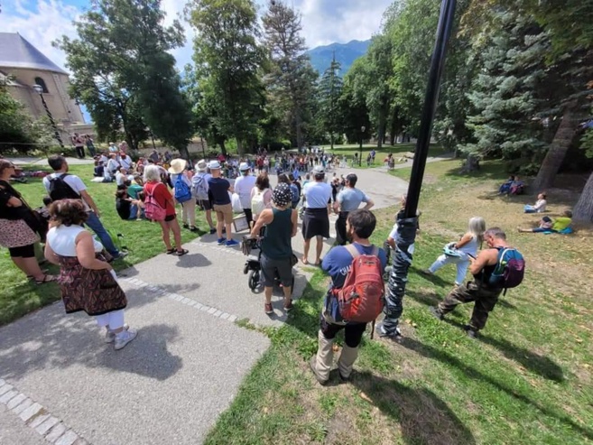 Mobilisation anti-pass sanitaire en hausse à Briançon Mobilisation anti-pass sanitaire en hausse à Briançon