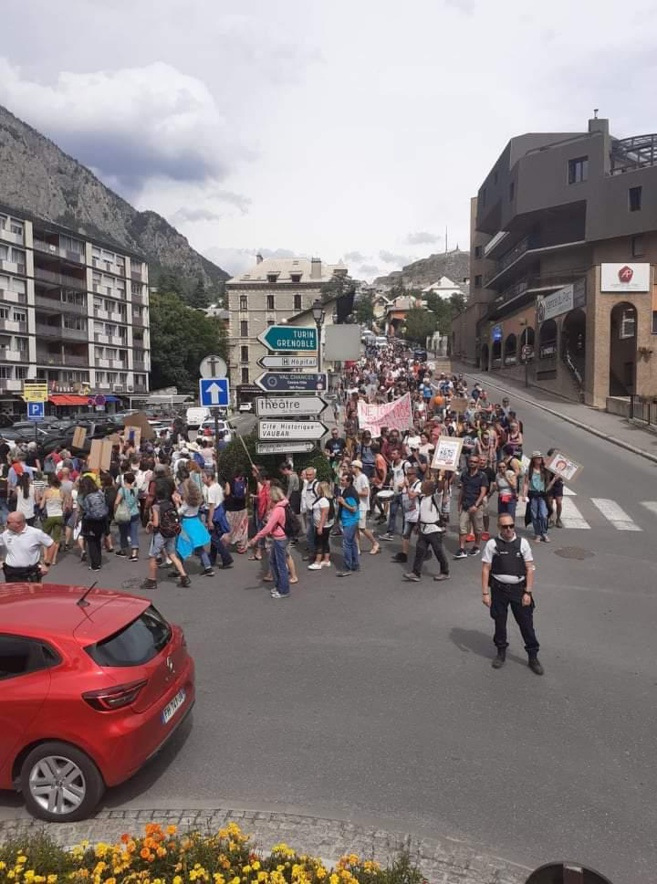Mobilisation anti-pass sanitaire en hausse à Briançon