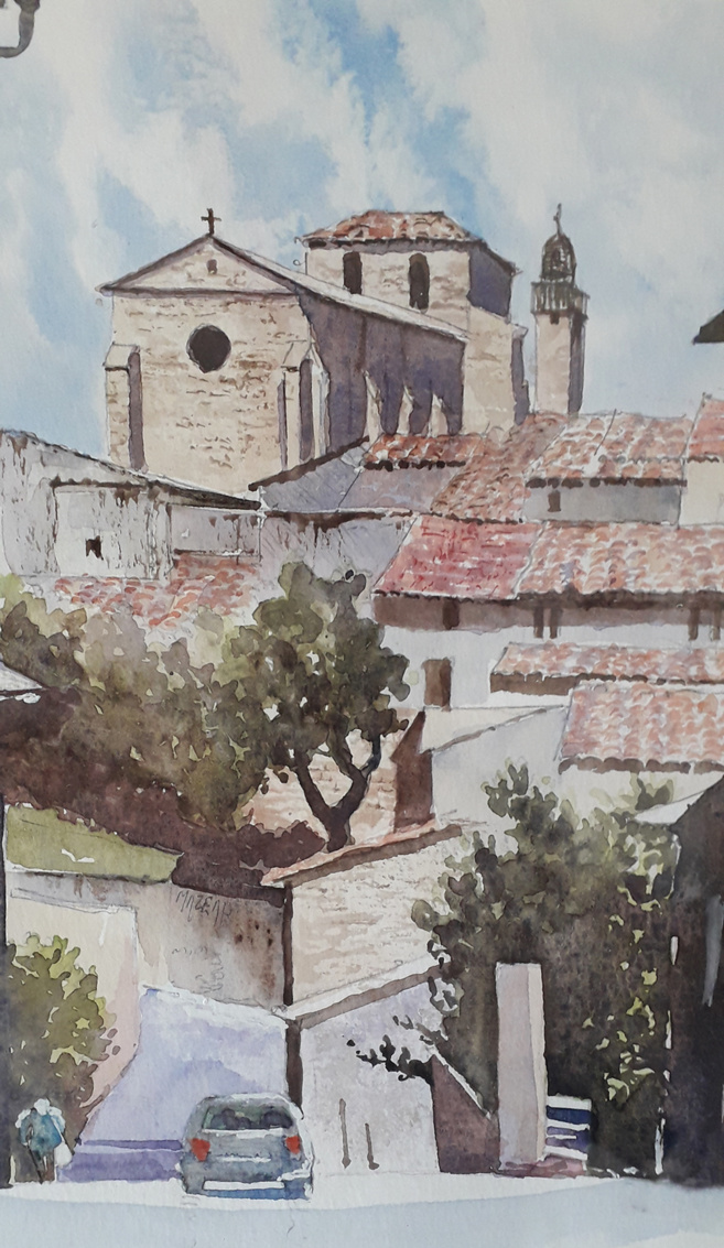 Aquarelle réalisée par Patrick Mazeau Aquarelle réalisée par Patrick Mazeau