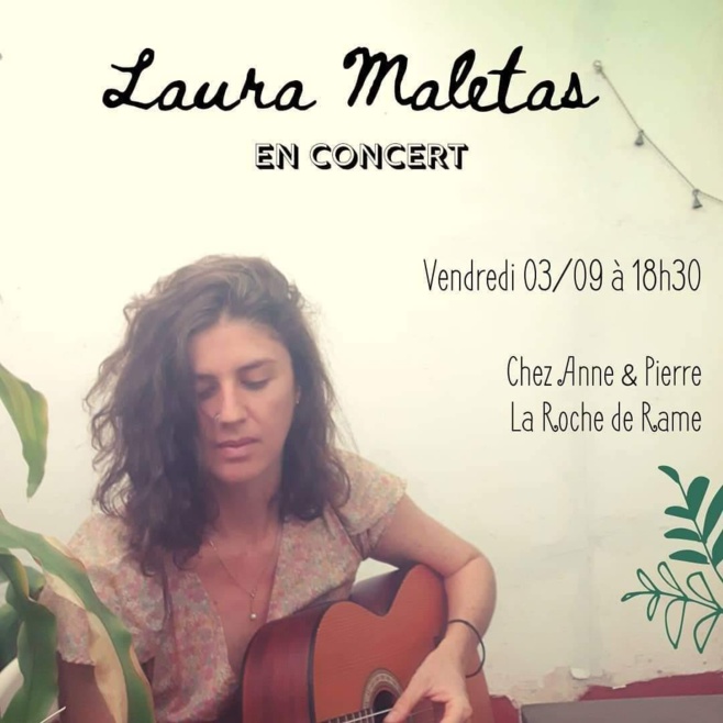 Un concert Guitare-voix ce soir à la roche de rame Un concert Guitare-voix ce soir à la roche de rame