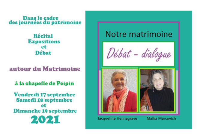 Jacqueline Hennegrave et Malka Marcovich Jacqueline Hennegrave et Malka Marcovich